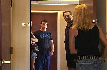 Harmony and Emma Starr and Trent Soluri in Blonde Emma Starr fucking in the hotel with her tits episode