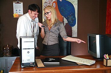 Aurora Snow and Anthony Rosano in Nerd Aurora Snow fucking in the desk with her petite episode