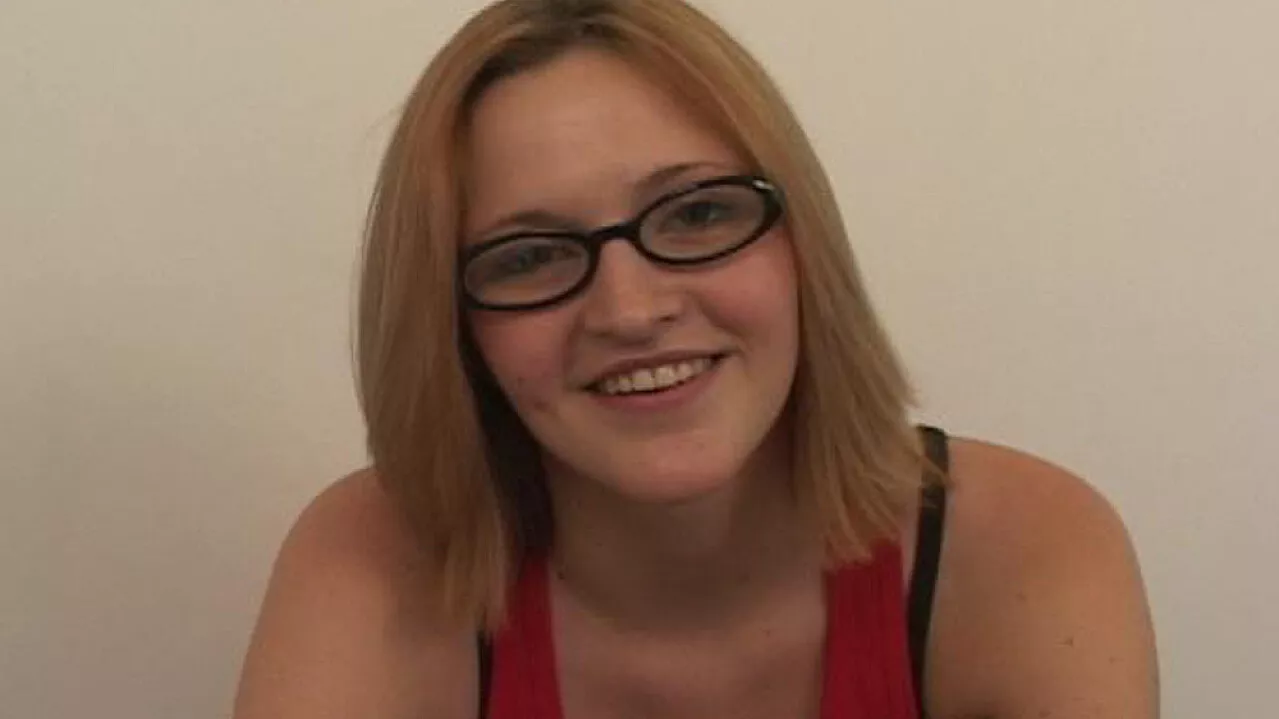 Tinka Rose Fucking in the Desk with Her Glasses